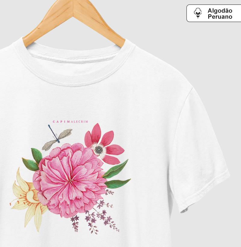 T-shirt Peônia Encantada
