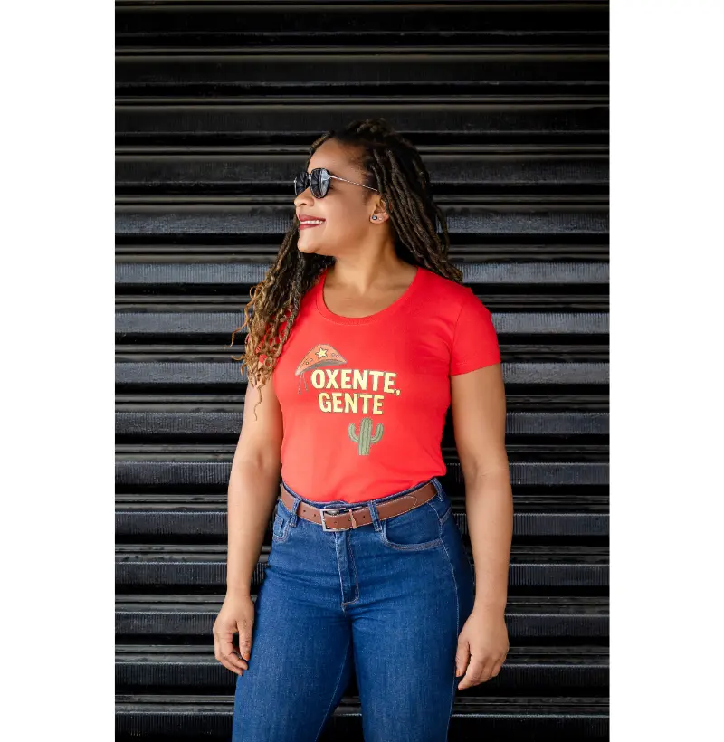 Camiseta Oxente, Gente! Coleção Baianês. Masculina e Feminina. Algodão Premium.