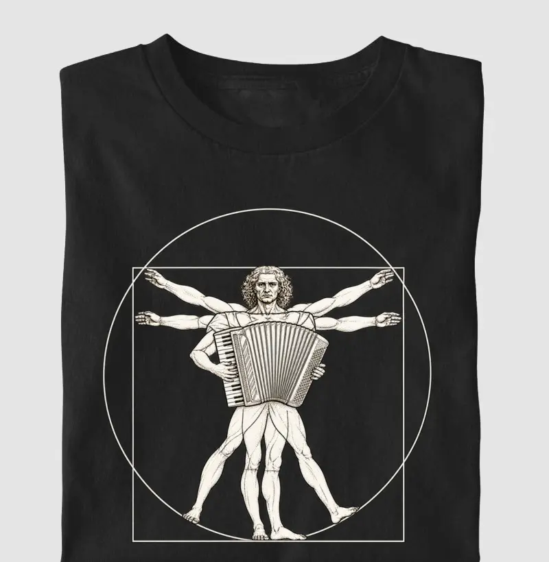 Sanfoneiro Vitruviano - Camiseta