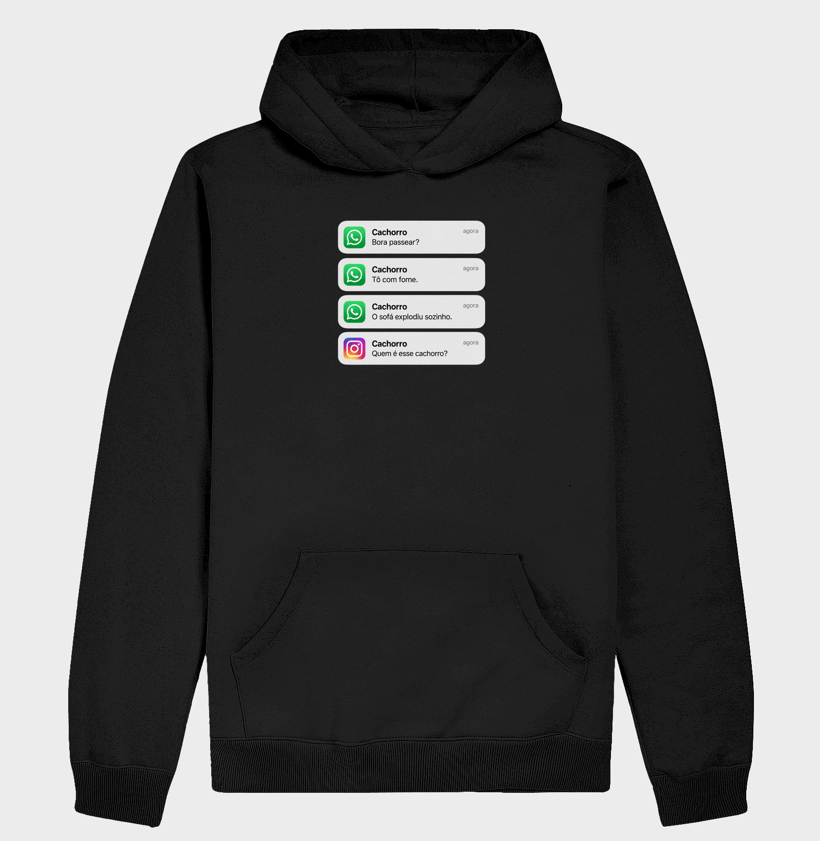 Rede Social Cachorreira - Hoodie Moletom