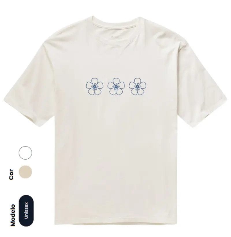 3 HIBISCOS MARINHO oversized