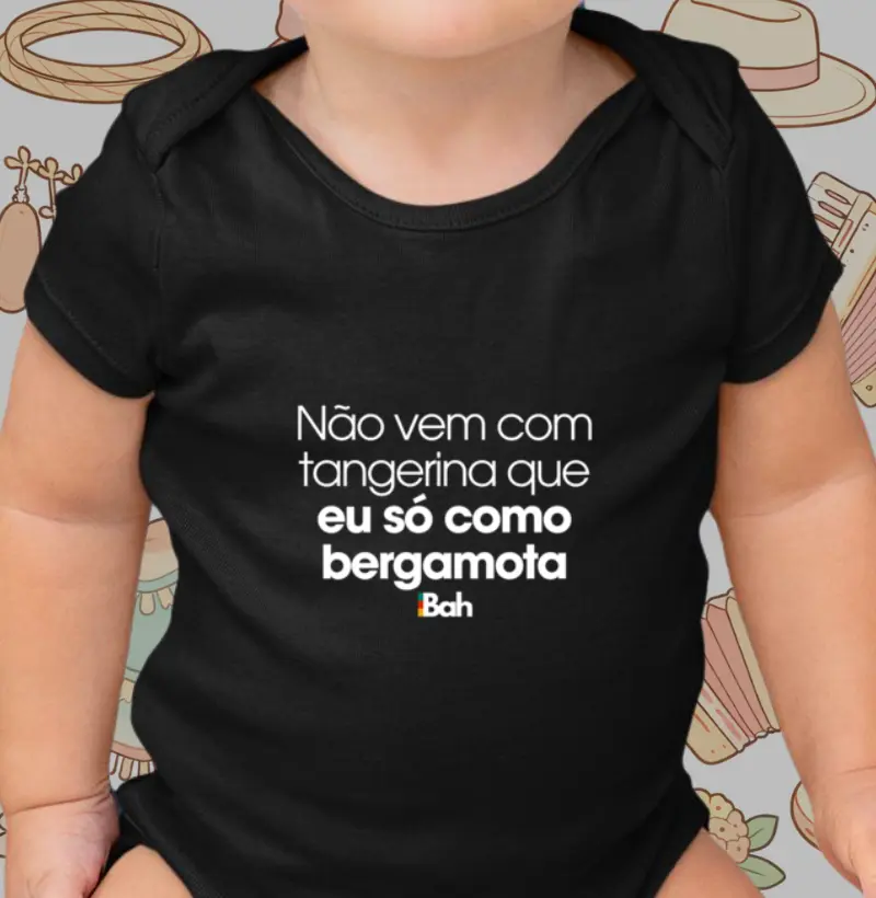 Não vem com tangerina que eu só como bergamota