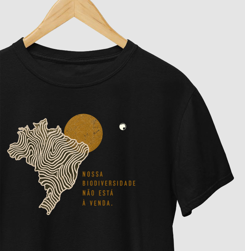 Nossa biodiversidade não está à venda - Camiseta