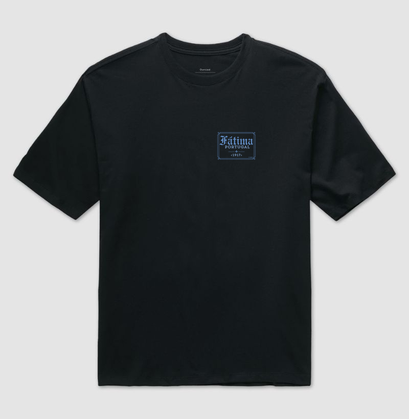 Camiseta Nossa Senhora de Fátima (logo azul claro)