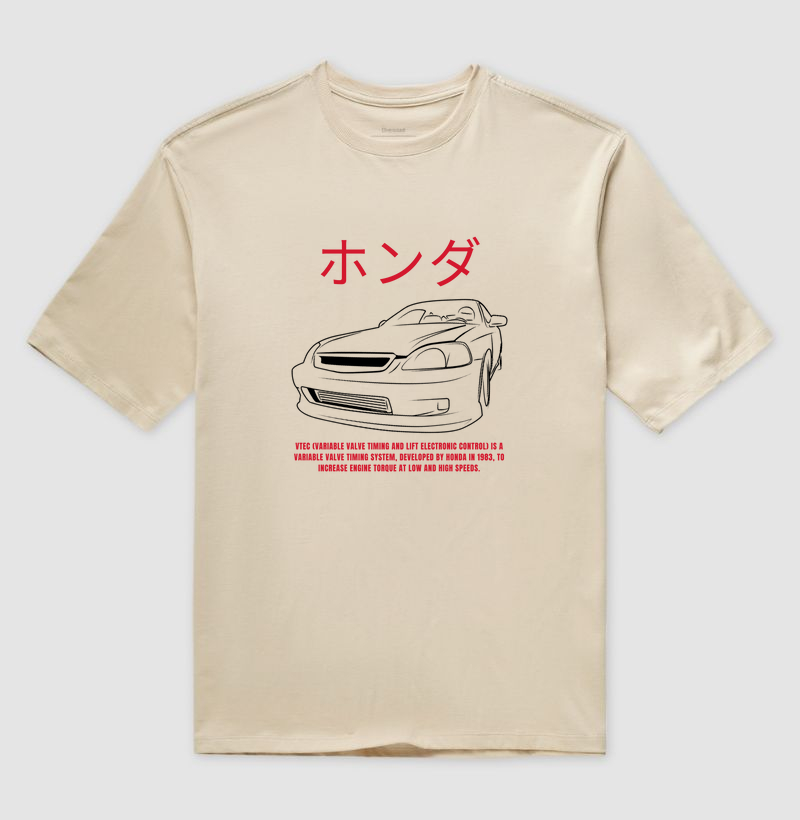 Camiseta VTEC Honda - Oversized