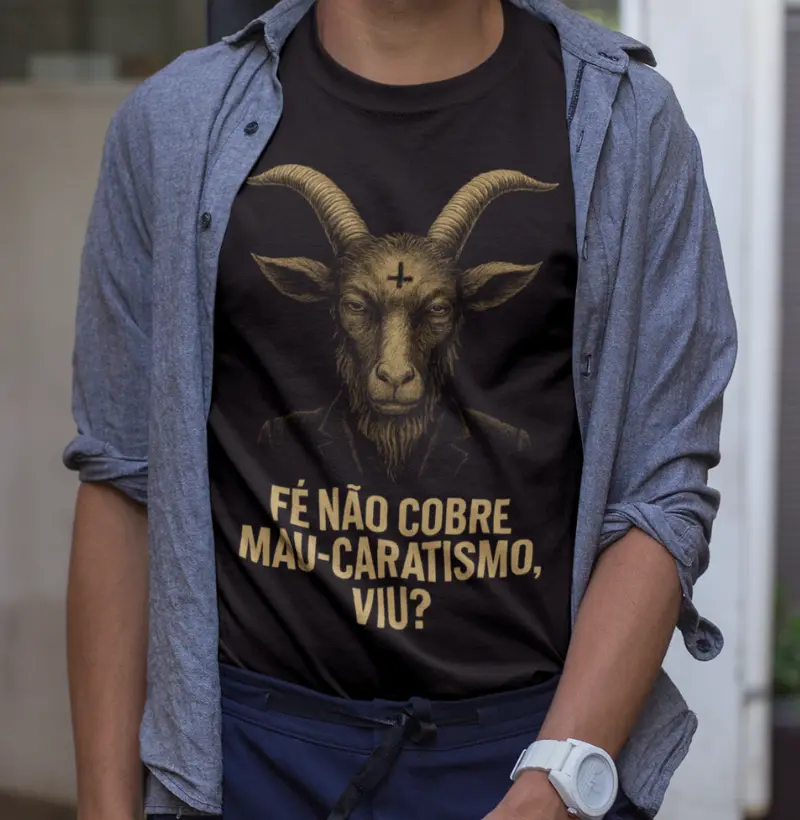 Fé não cobre mau-caratismo, viu.