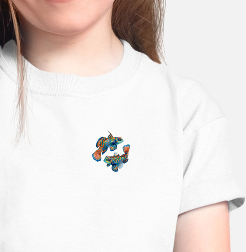 Peixes - Mini - Mandarim Real - Infantil - Camiseta Infantil