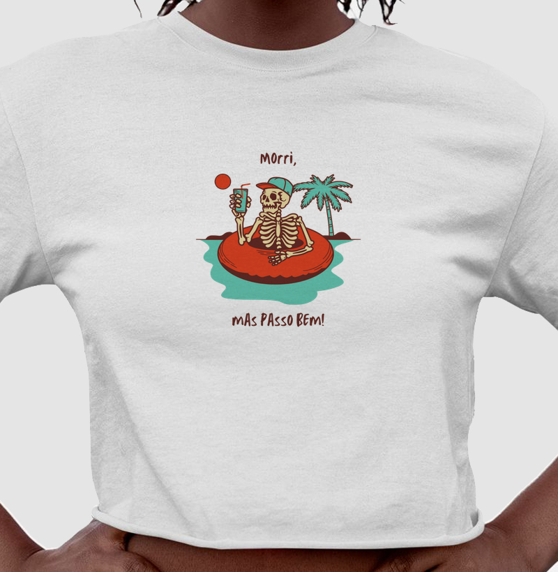 Morri, mas passo bem💀🏝️🍹