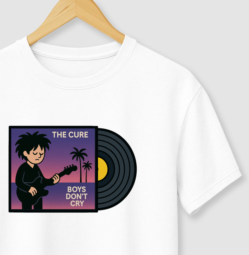 Camiseta Inspiração - The Cure - Boys Don’t Cry