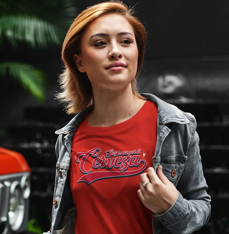 Camiseta Soy Loca Por Ti Cerveza