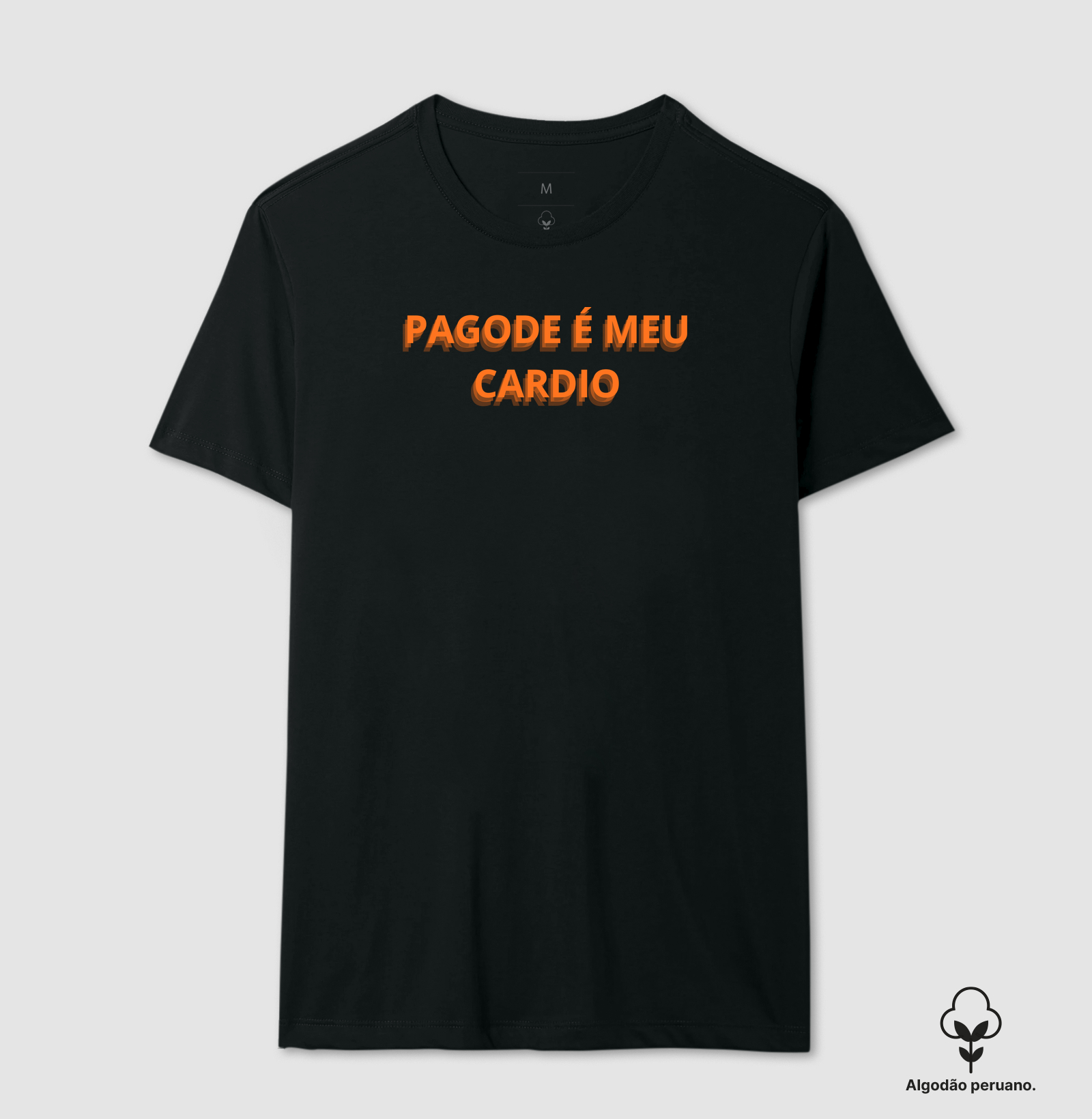 camiseta pagode é meu cardio