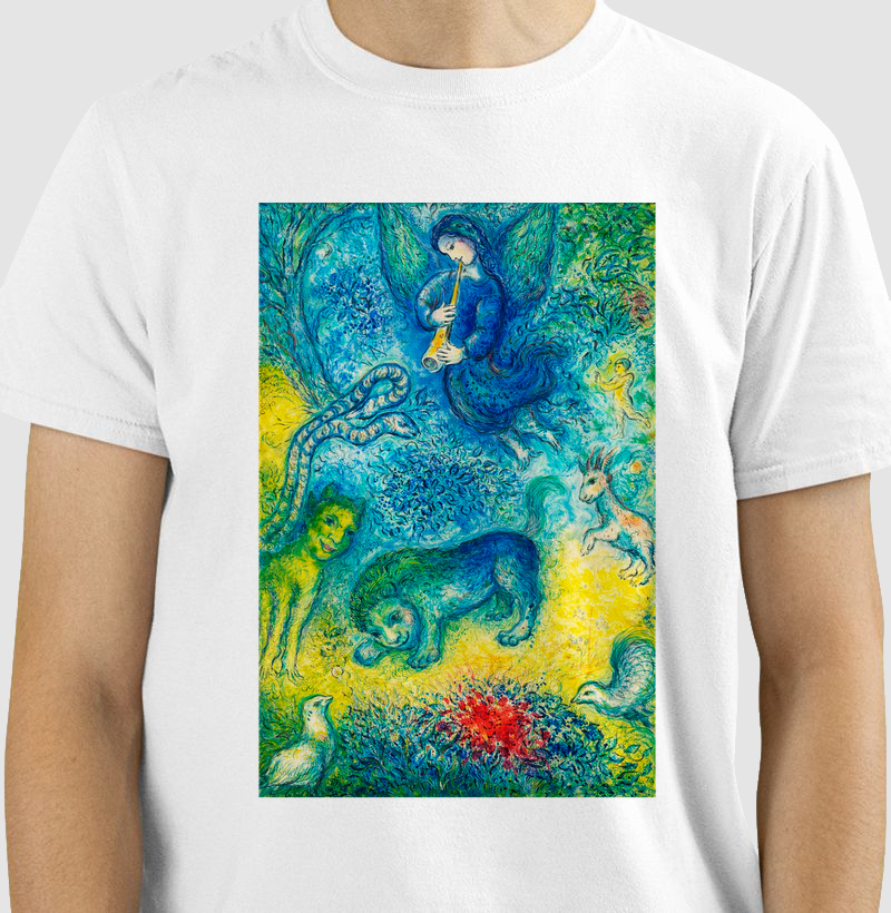 Surrealismo Marc Chagall Anjo com flauta