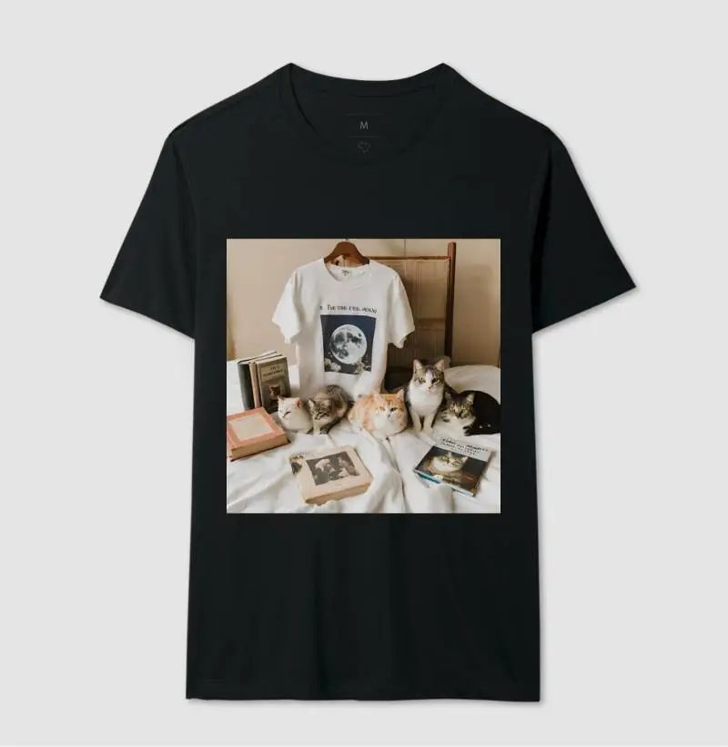 GATOS, LIVROS, CAMISETAS E A LUA 4