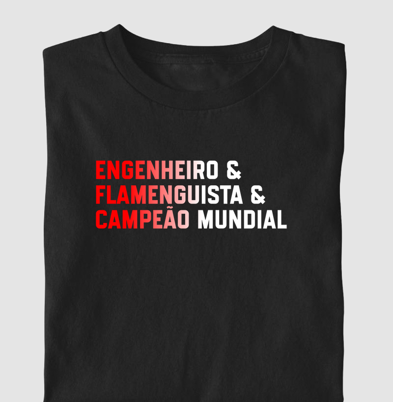 Engenheiro(a) & Flamenguista & Campeão Mundial (degradê)