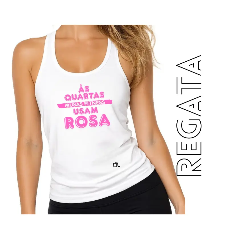 Às Quartas Musas Fitness Usam Rosa