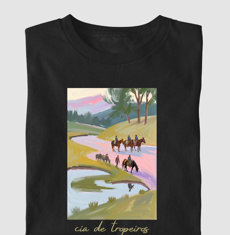tropeiros oleo sobre tela