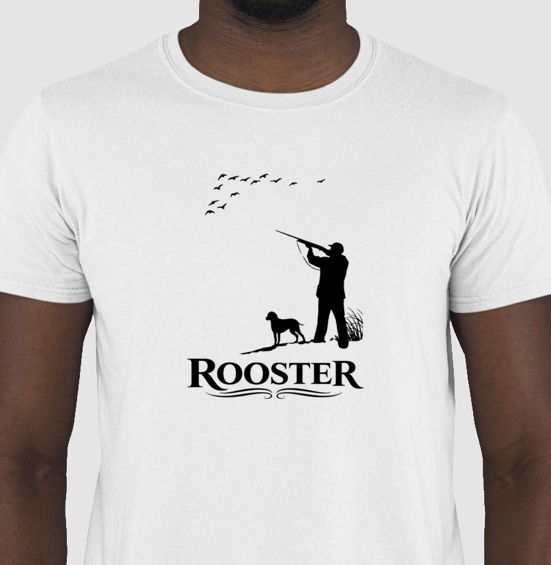 camiseta caçador rooster