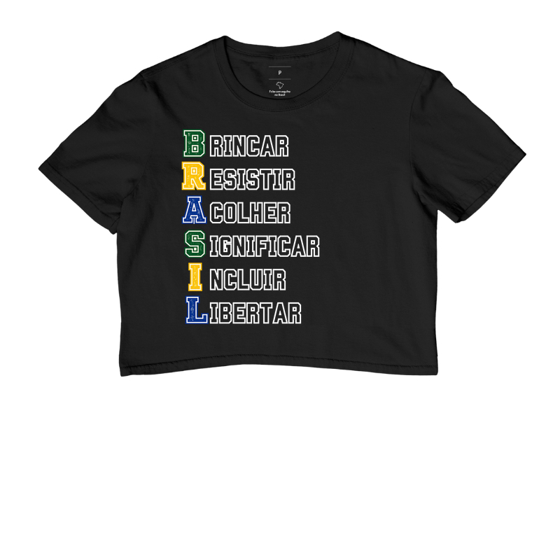 Camiseta Cropped | Brasil