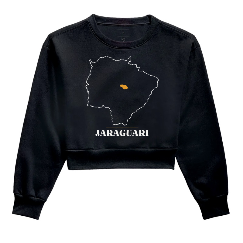 Jaraguari | Traço MS - Cropped Moletom