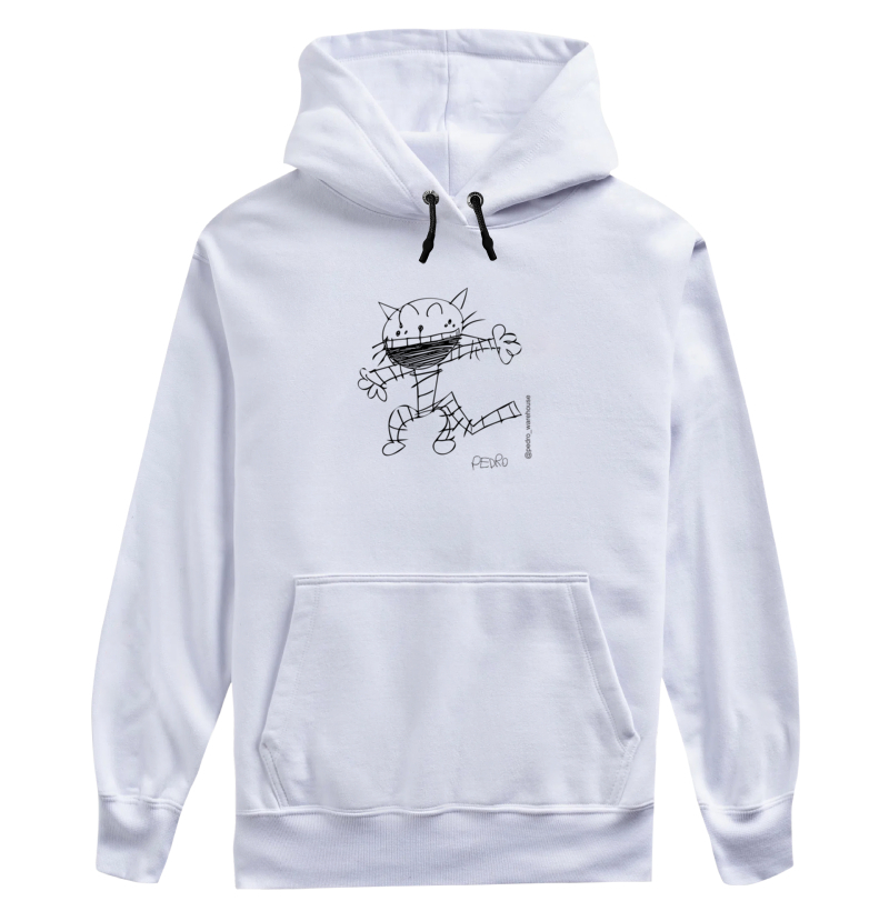 MOLETOM CAPUZ – GATO PP