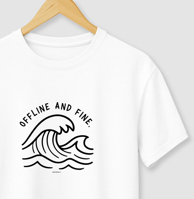 OFFLINE AND FINE (mar preto)