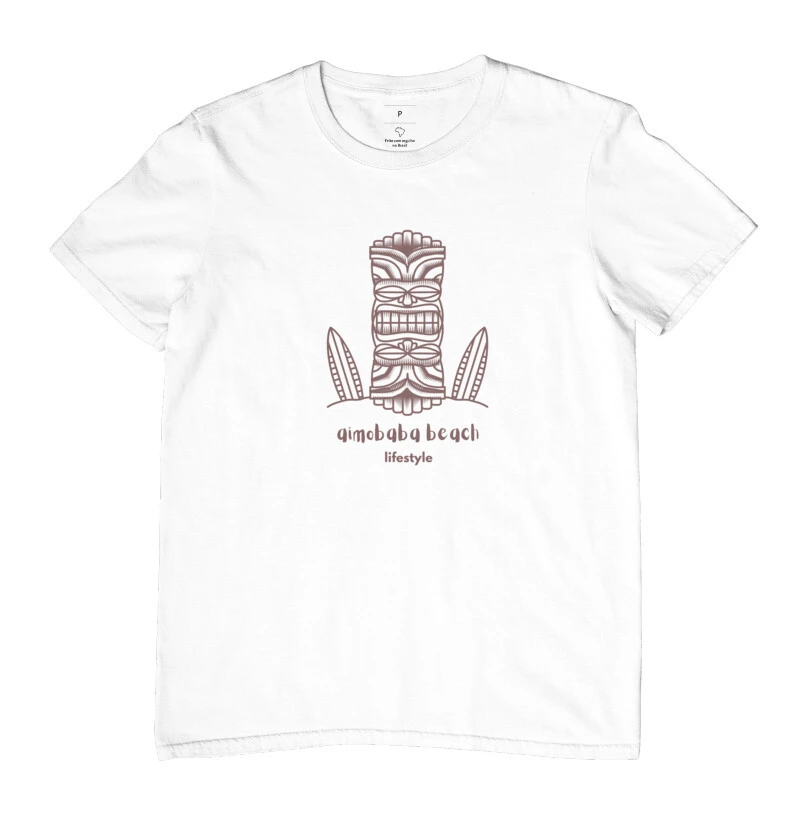 Camiseta Aimobaba Carranca masculina branca