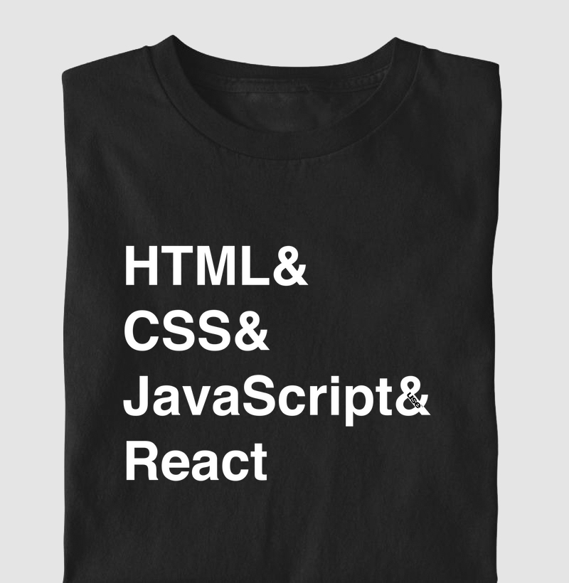“HTML & CSS & JavaScript & React”  T.I