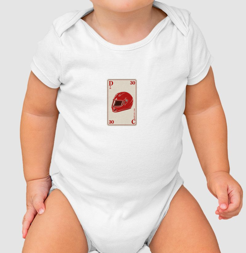 Body Infantil Carta do Capacete - Body Infantil