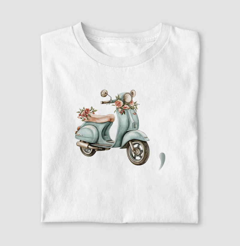 Camiseta Floral Scooter
