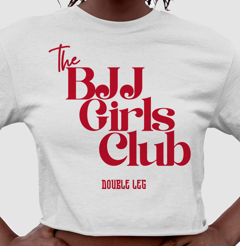Cropped "Clube das meninas do BJJ"