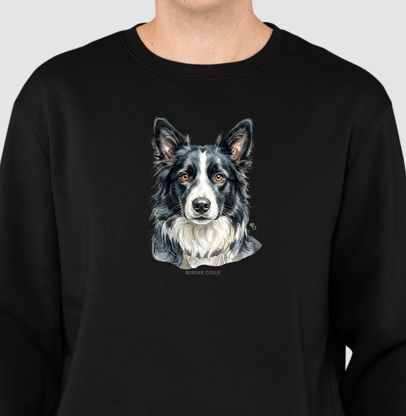 Cães - Border Collie - Moletom Suéter