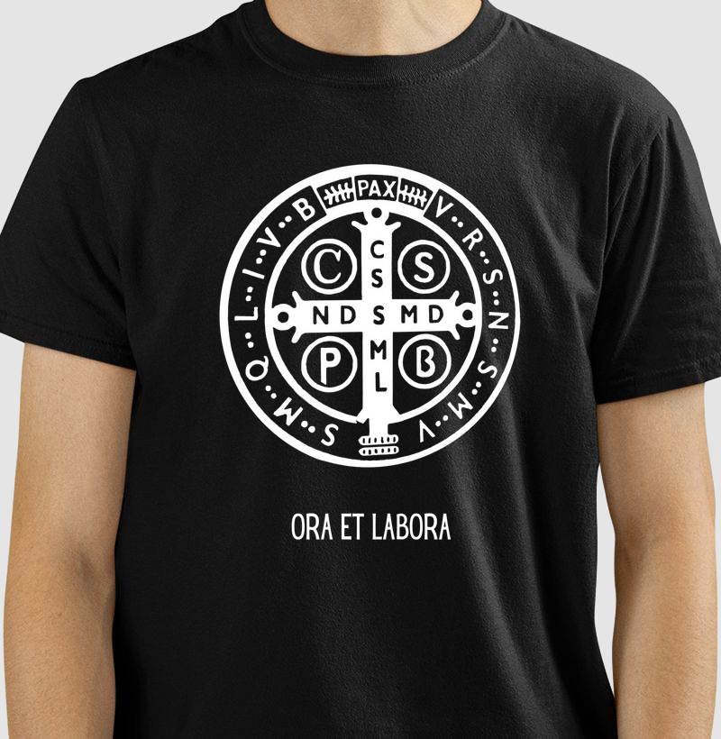 Medalha de São Bento, Ora Et Labora em branco