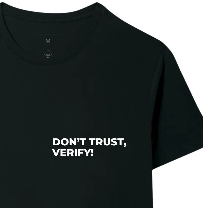 Camiseta Dont Trust - 21Million 