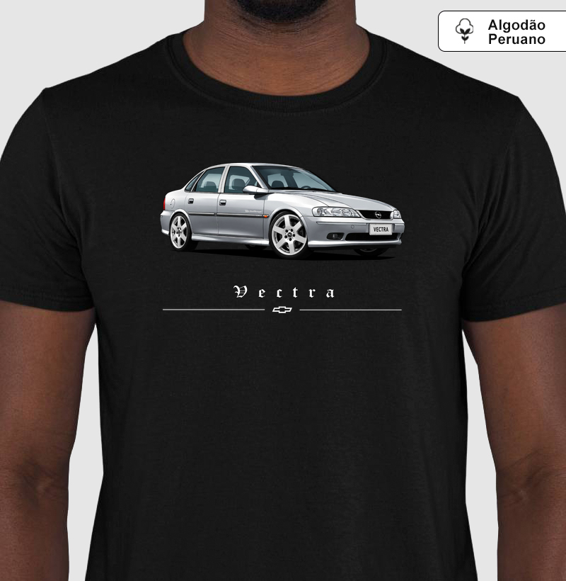Camiseta em algodão peruano Vectra