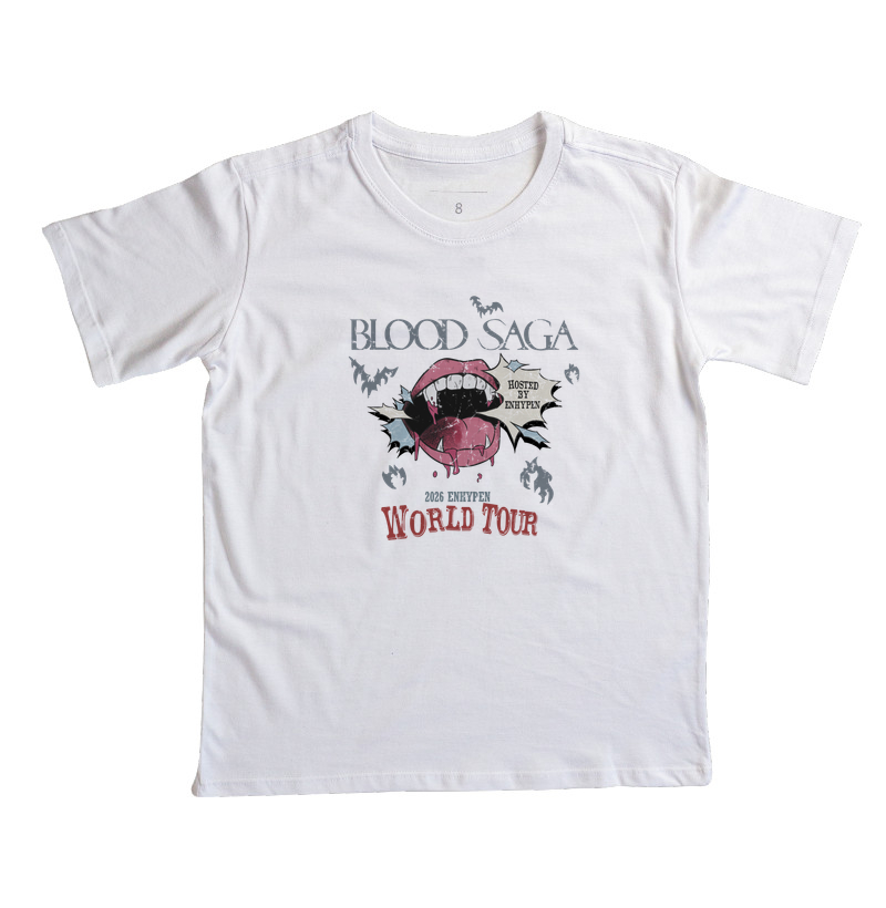 Blood Saga - Baby-Tee Branca