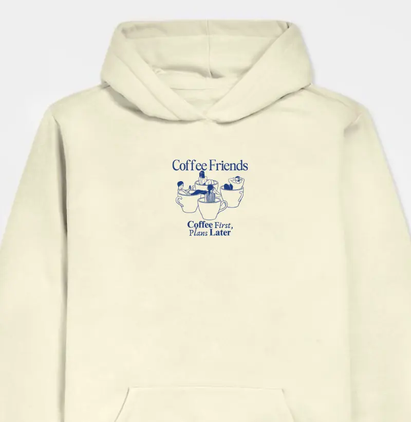 Hoodie Moletom - Coffee friends