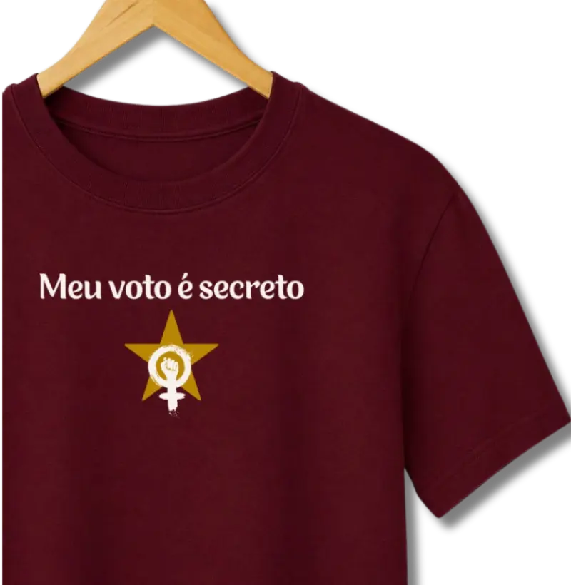Meu voto é secreto - Camiseta