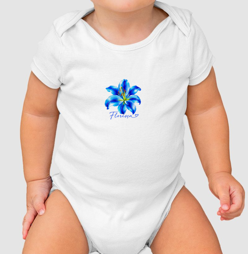 Camiseta Floresça Blue