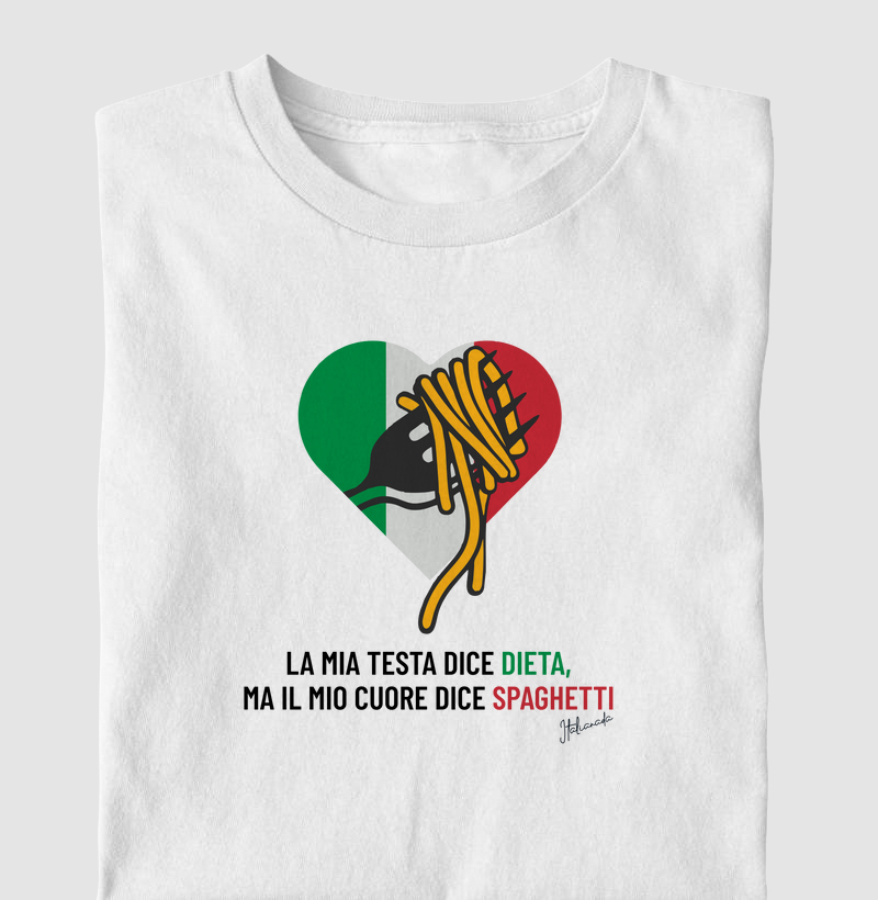 A MINHA CABEÇA FALA DIETA, MAS MEU CORAÇÃO DIZ ESPAGUETE