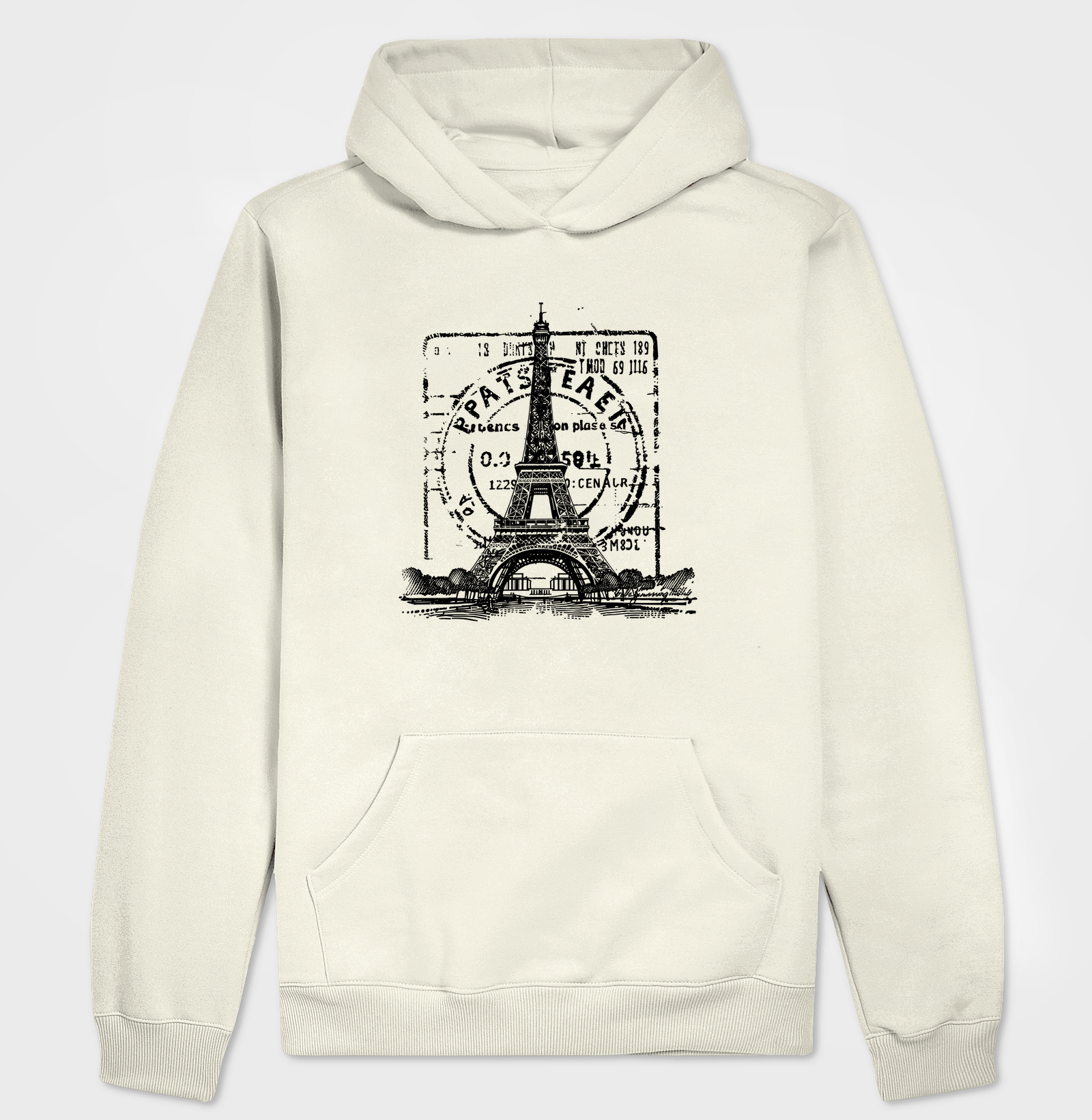 Camiseta Viagem - Carimbo Paris Eiffel