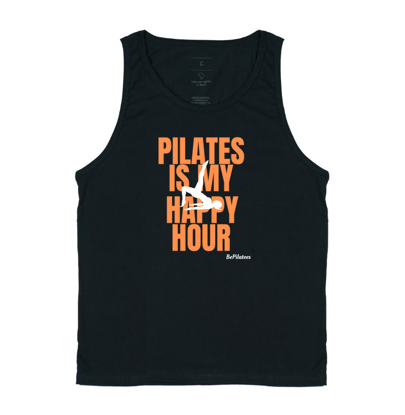 Pilates is my happy hour - orange