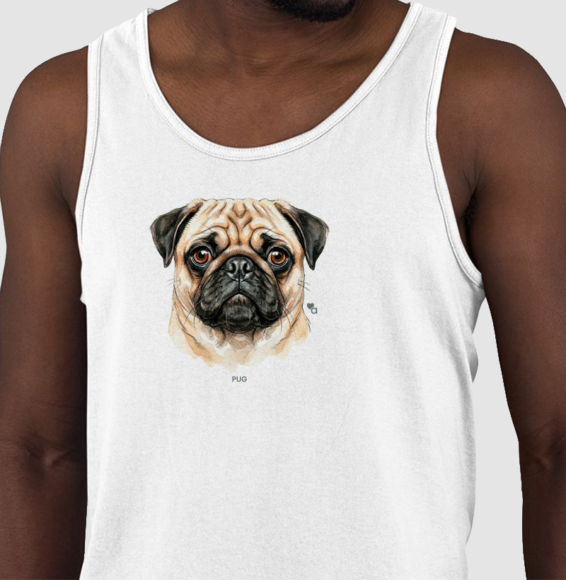 Cães - Pug - Regata