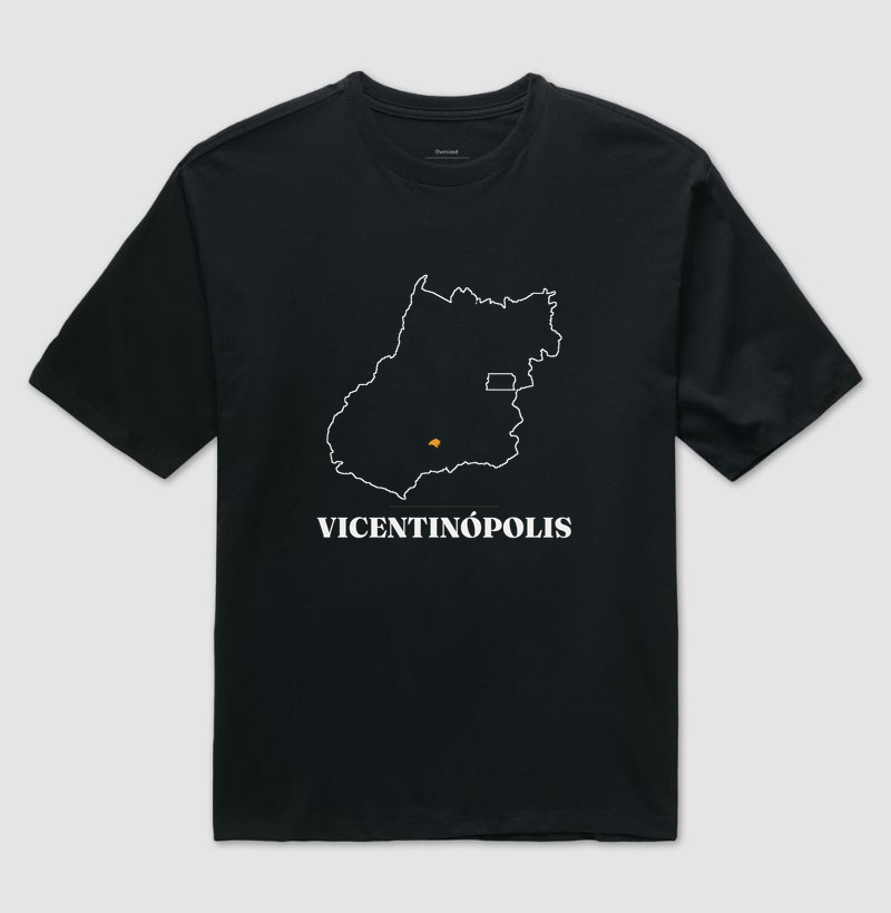 Vicentinópolis | Traço GO - Camiseta Oversized