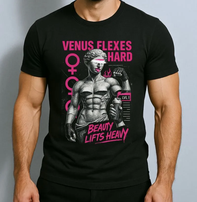 Venus Flexes Hard