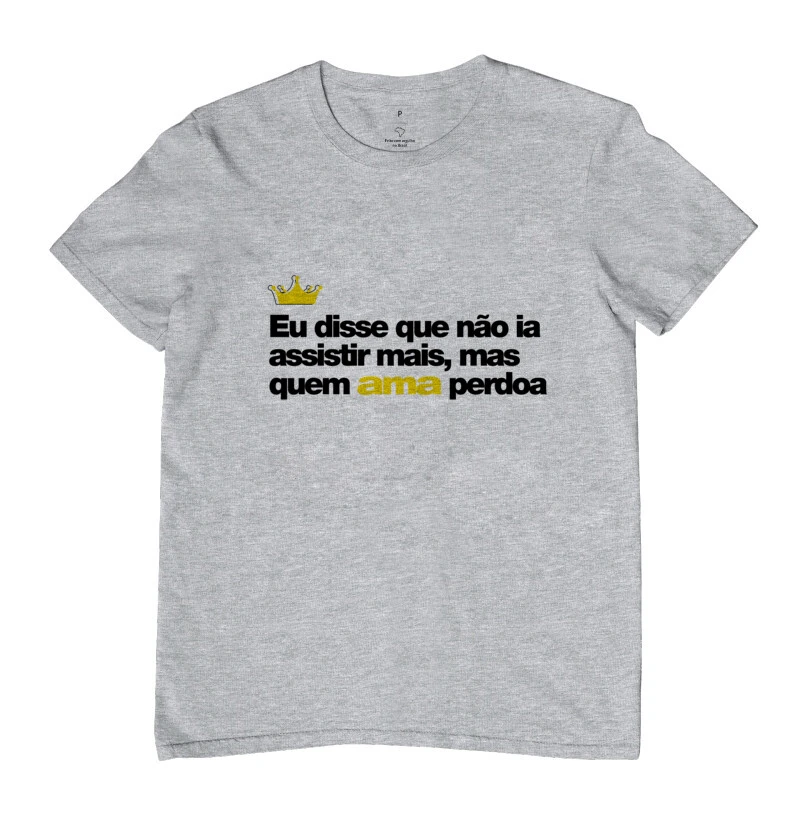 Eu disse que não ia assistir mais mas quem ama perdoa