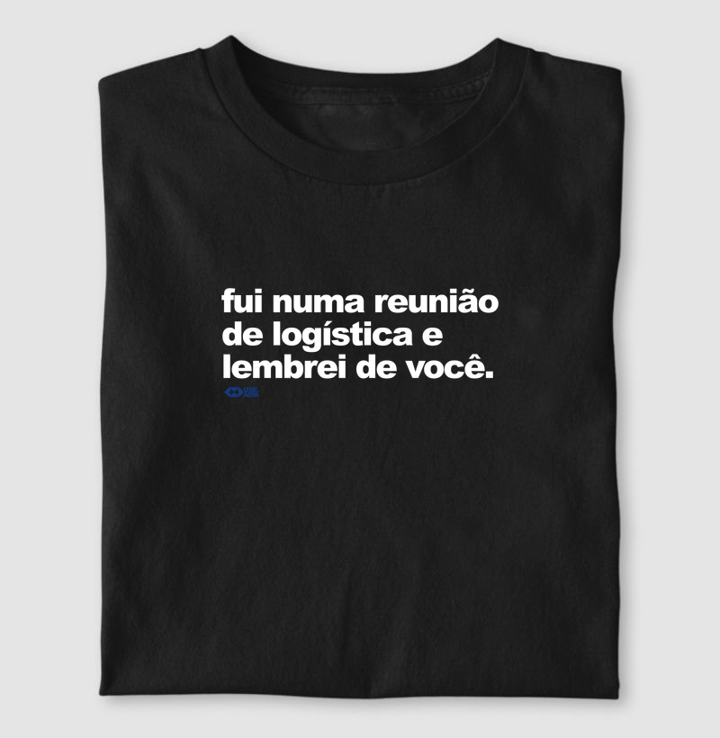 Fui numa reunião de logistica