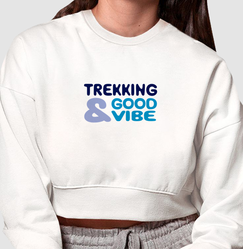 Moletom Cropped Alma Outdoor | Trekking & Good Vibe