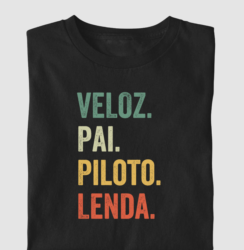 Veloz. Pai. Piloto. Lenda.