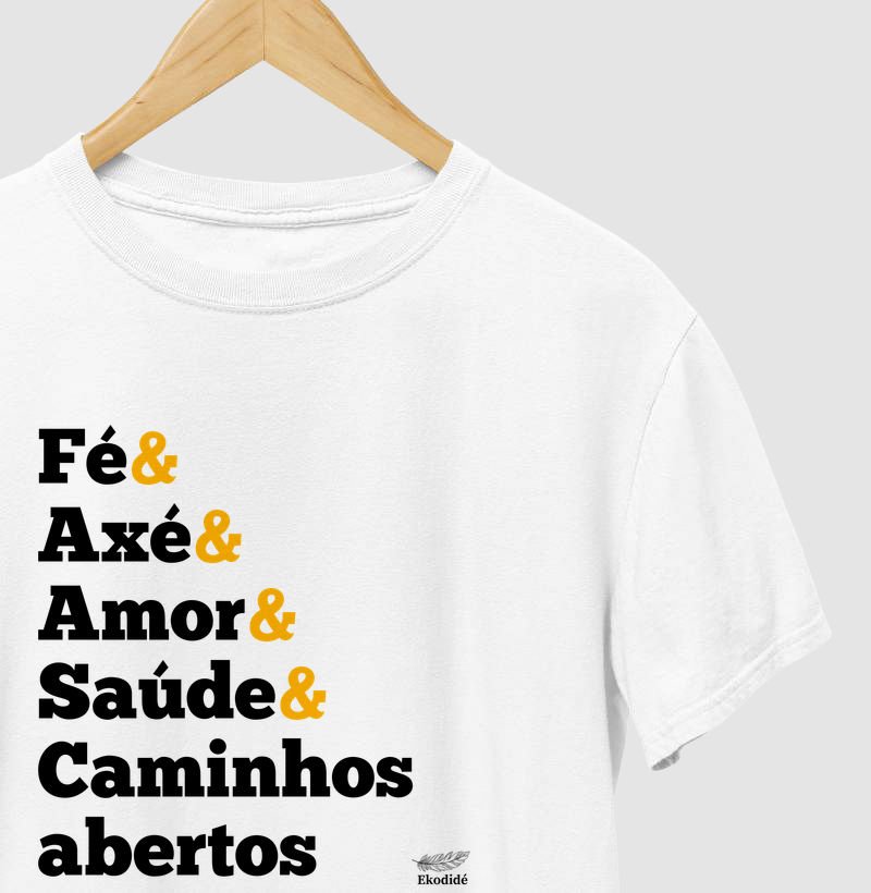 Fé, axé, amor...