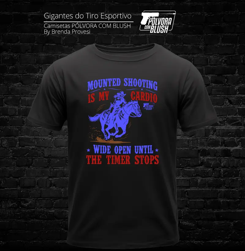 Mounted Shooting Brenda Provesi - Camiseta